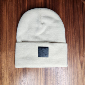 *New* Tan with Patch Bossed Beanies