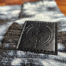 Load image into Gallery viewer, Black and White Acid Wash Bossed Beanies