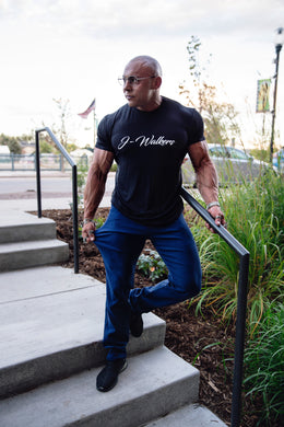 J-Walkers Premium Stretch Cursive Style T-Shirt (4 Colors)